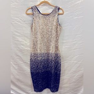 Sparkling gold and black dress